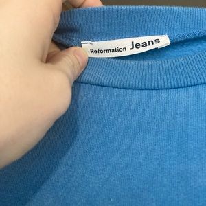 NWT Reformation cropped sweater!